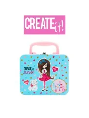 Create It Lulu Blush Makeup Set Tin Case