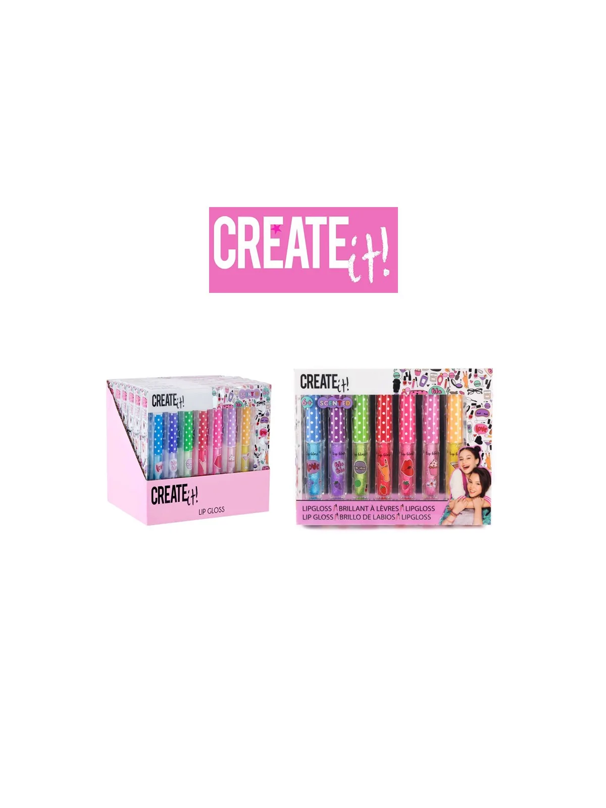 Create It Lip Gloss 7pcs Fruit