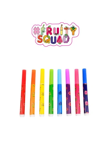 Fruity Squad 8 Pennarelli Maxi Profumati