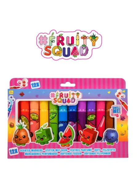 Fruity Squad 12 Pennarelli Maxi Profumati