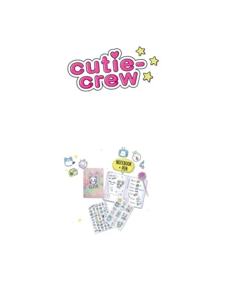 Cutie Crew Diario e Penna con Pon Pon