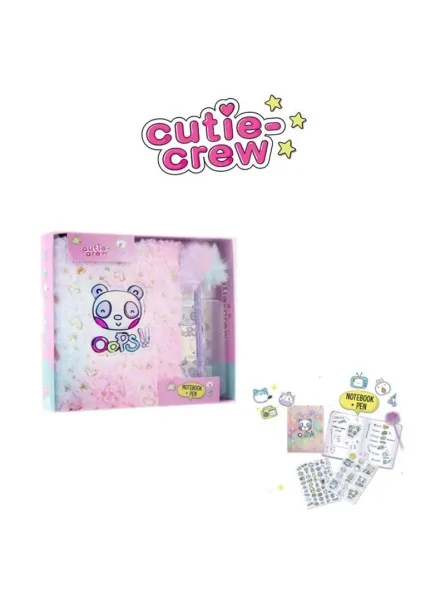 Cutie Crew Diario e Penna con Pon Pon