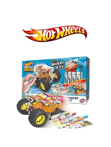 Hotwheels Maker Kitz Kit Crea e Colora