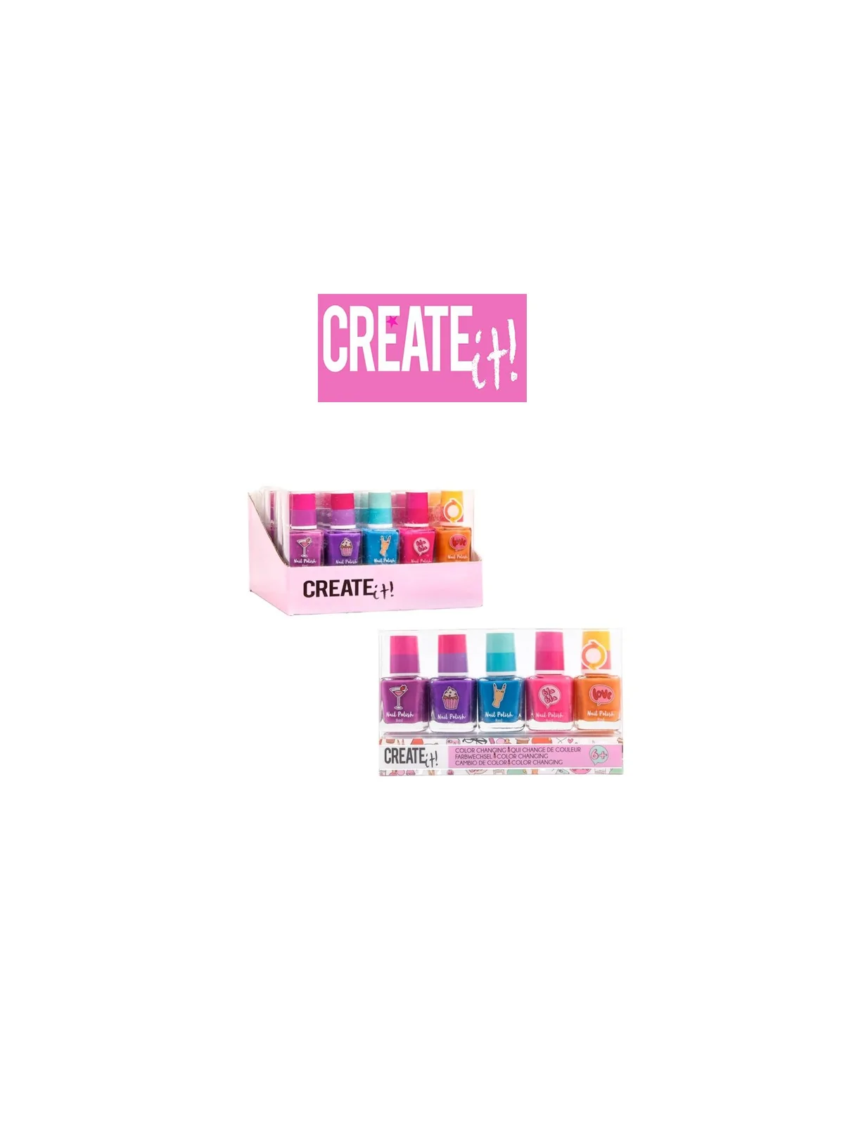 Create It Smatli Set 5 pezzi Cambia Colore