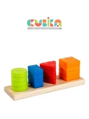 Cubika Impara le Forme Geometriche in Legno