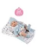 Berbesa Baby Coral Con Coperta e Giacca Azzurra 34 cm