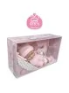 Berbesa Baby Coral Con Coperta e Giacca Rosa 34 cm