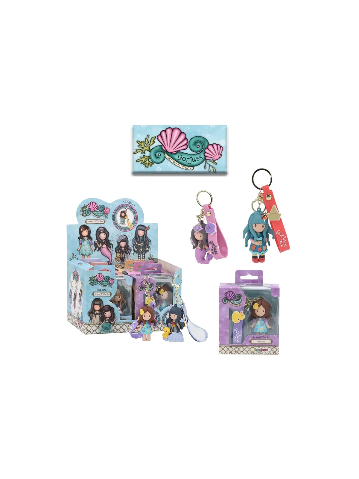 Santoro Gorjuss Keyring Secret Sea