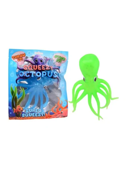 Sticky Squeezy Octopus Foil Bag