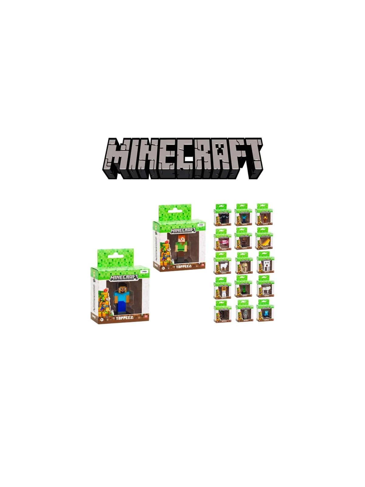 Minecraft 3D Toppeez Pack 1 Personaggio