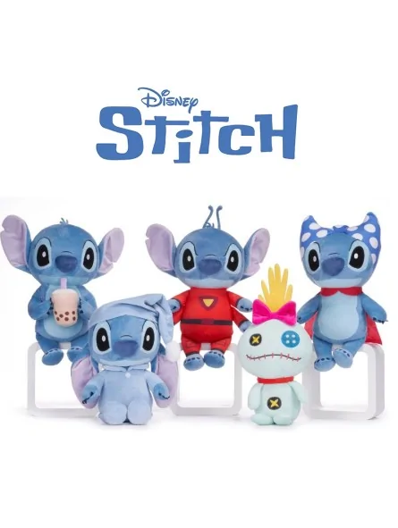 Peluche Disney Lillo e Stitch Iconic 6 Ast 30 CM