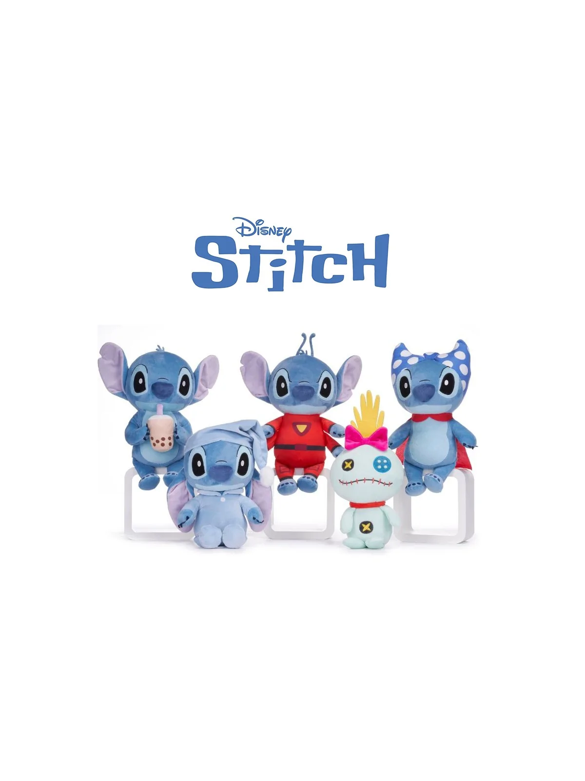 Peluche Disney Lillo e Stitch Iconic 6 Ast 30 CM