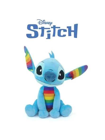 Peluche Disney Stitch Arcobaleno 25 cm