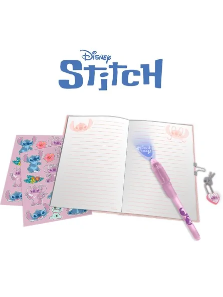 Disney Stitch Diario Segreto con Penna Magica