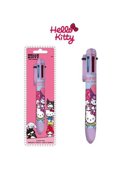 Penna 6 Colori Hello Kitty