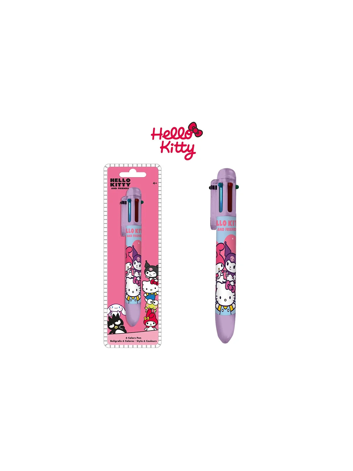 Penna 6 Colori Hello Kitty