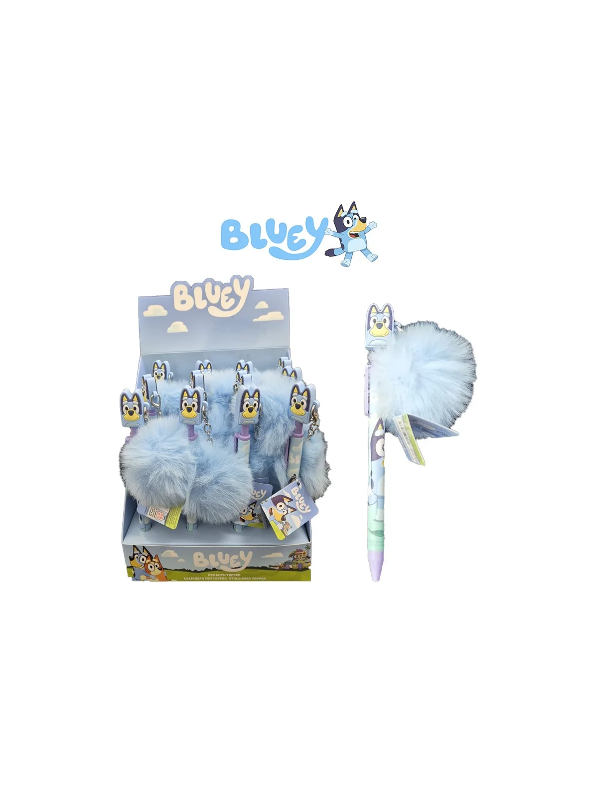 Bluey Penna con Pon Pon