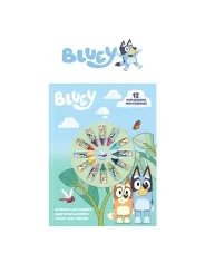 Bluey Notebook con 12 Mini Pastelli
