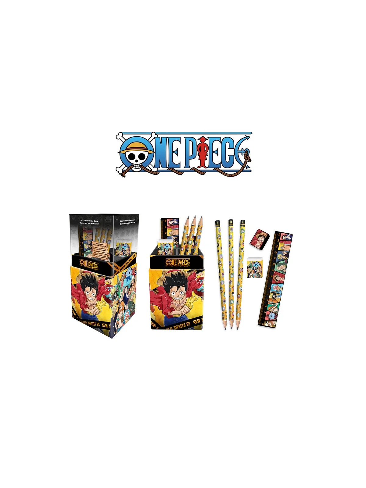 One Piece Stationery Set