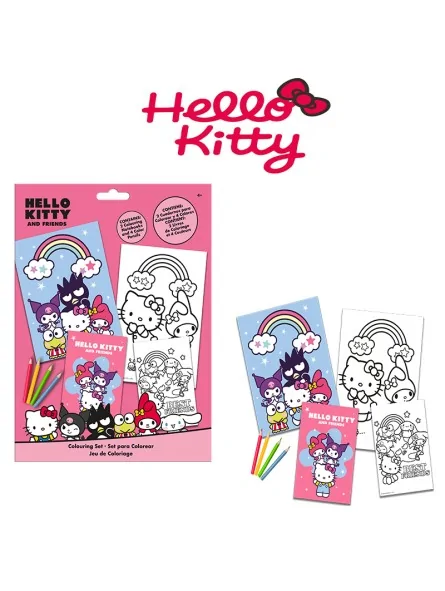 Hello Kitty Colouring Set