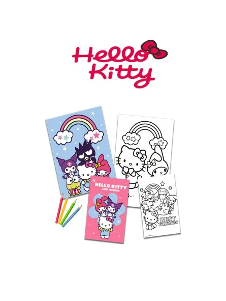 Hello Kitty Colouring Set