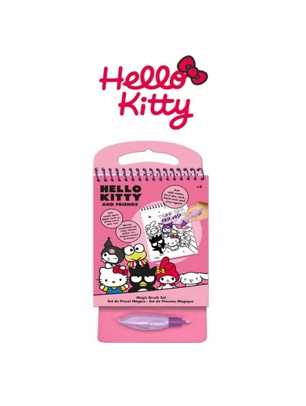 Hello Kitty Album Colori con Pennarello Magico ad Acqua