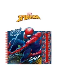 Spiderman Notebook con Astuccio e Colori