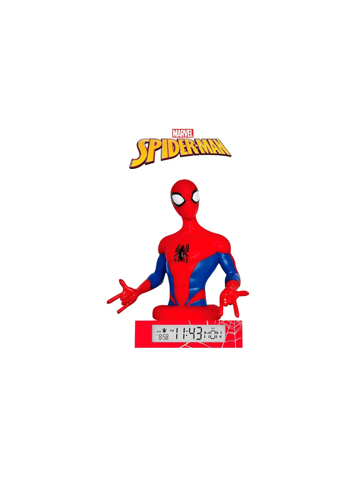 Spiderman 3D Lampada e Sveglia