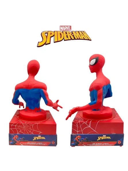 Spiderman 3D Lampada e Sveglia