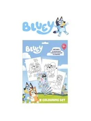Bluey Colouring Set