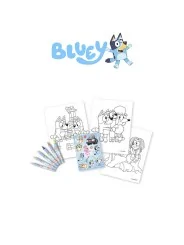 Bluey Colouring Set