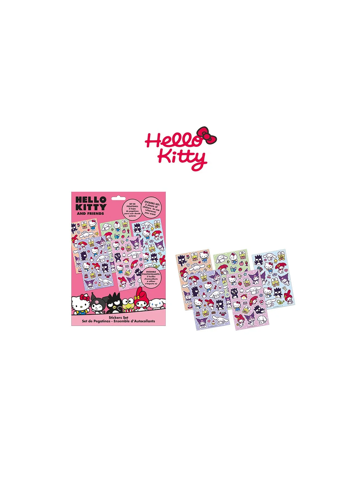 Hello Kitty Stickers Set