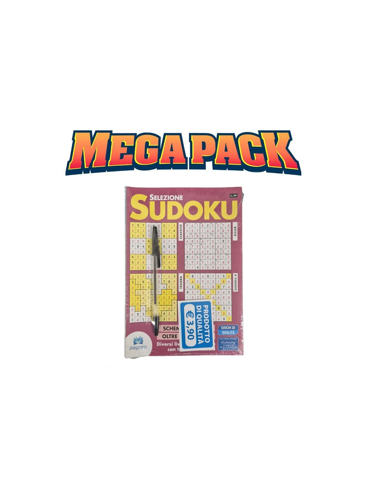 Sudoku Super Maxi Pack con Penna PVP 3.90
