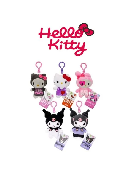 Hello Kitty Halloween Peluche Bagclip 5 Ast 12.5 CM