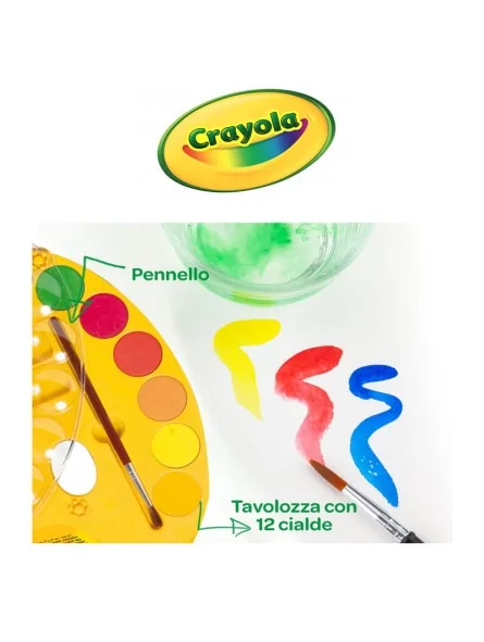 Crayola Tavolozza 12 Acquerelli