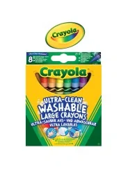 Crayola 8 Maxi Pastelli Lavabilissimi