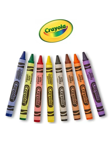 Crayola 8 Maxi Pastelli Lavabilissimi