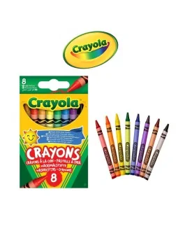 Crayola 8 Pastelli a Cera