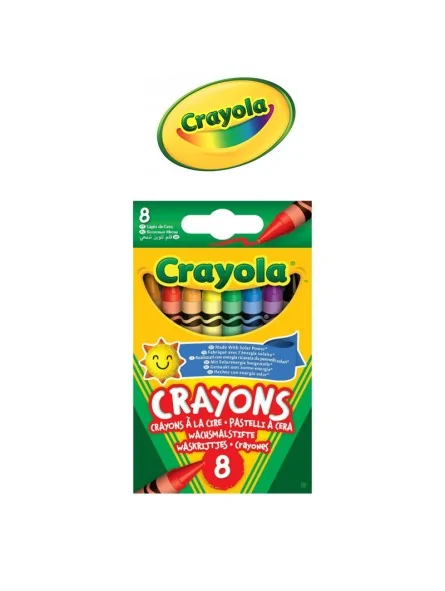 Crayola 8 Pastelli a Cera