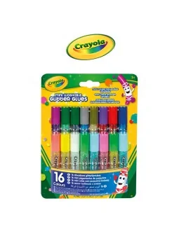 Crayola Colle Mini Glitter Lavabili 16 PCS