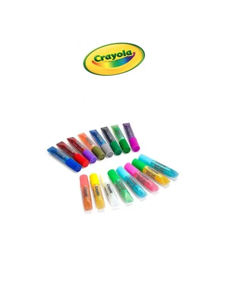 Crayola Colle Mini Glitter Lavabili 16 PCS