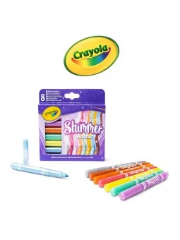 Crayola 8 Pennarelli Glitter