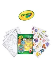 Crayola Pokemon Album Colori Adesivi e Stickers