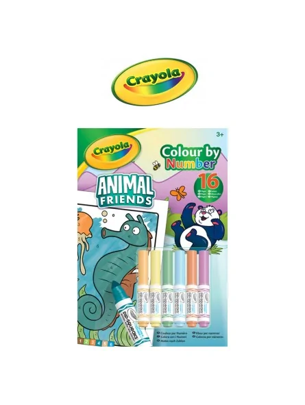Crayola Colour By Number Animal Friends