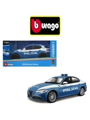 Burago Alfa Romeo Giulia Polizia Scala 1/24
