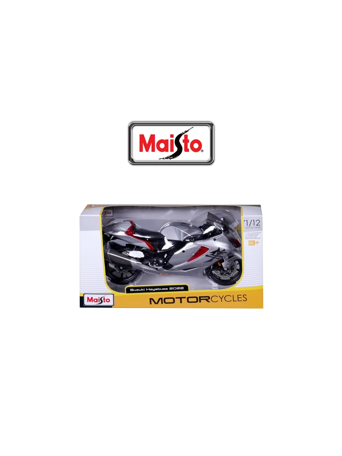Maisto Moto Suzuki Hayabusa 2022 scala 1/12