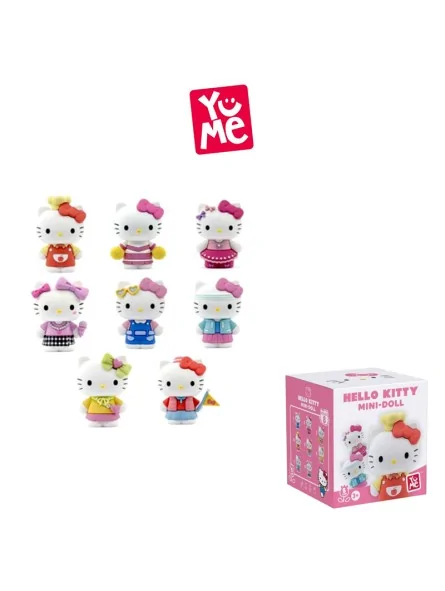 YuMe Hello Kitty Doll Cute Outfit Series 5 cm