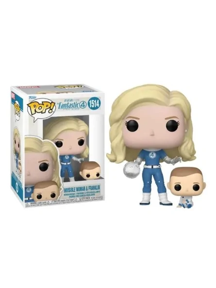 Funko Pop Fantastic Four Invisible Woman & Franklin 1514 Funko Pop Fantastic Four Invisible Woman & Franklin 1514