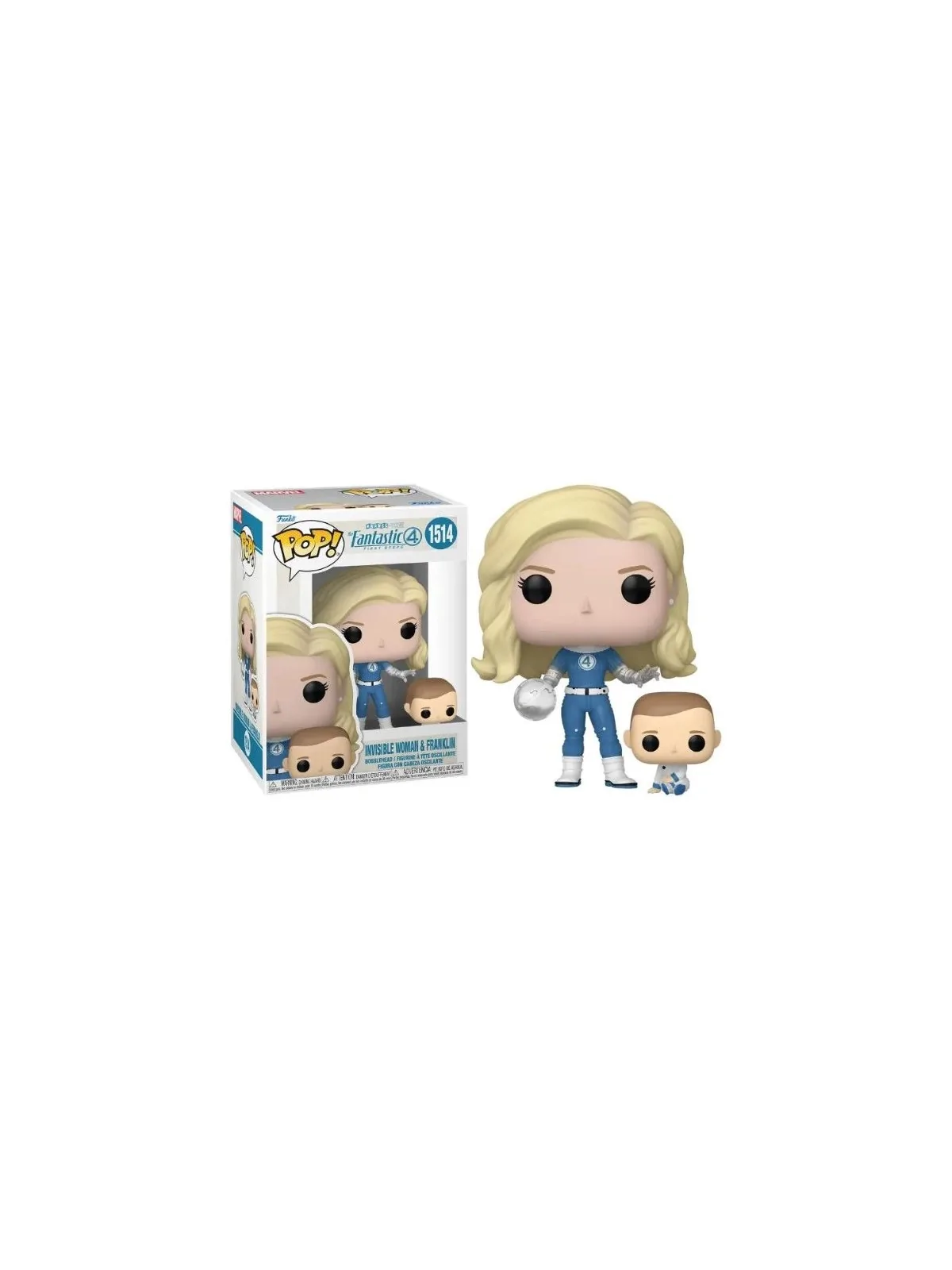 Funko Pop Fantastic Four Invisible Woman & Franklin 1514