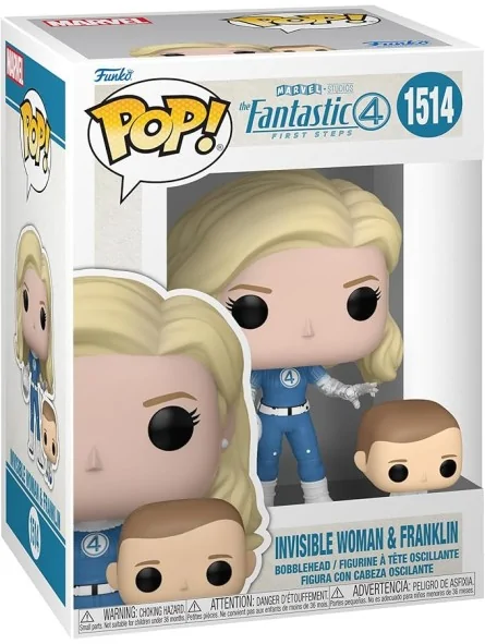 Funko Pop Fantastic Four Invisible Woman & Franklin 1514 Funko Pop Fantastic Four Invisible Woman & Franklin 1514